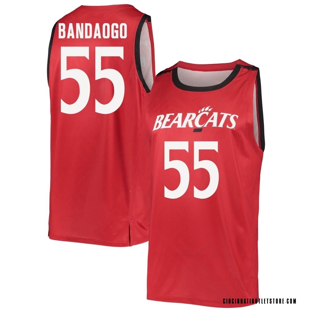 Men's Aziz Bandaogo Cincinnati Bearcats Replica Basketball Jersey - Red