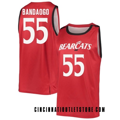 Men's Aziz Bandaogo Cincinnati Bearcats Replica Basketball Jersey - Red