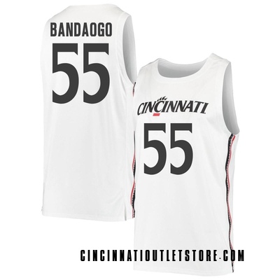 Men's Aziz Bandaogo Cincinnati Bearcats Replica Basketball Jersey - White