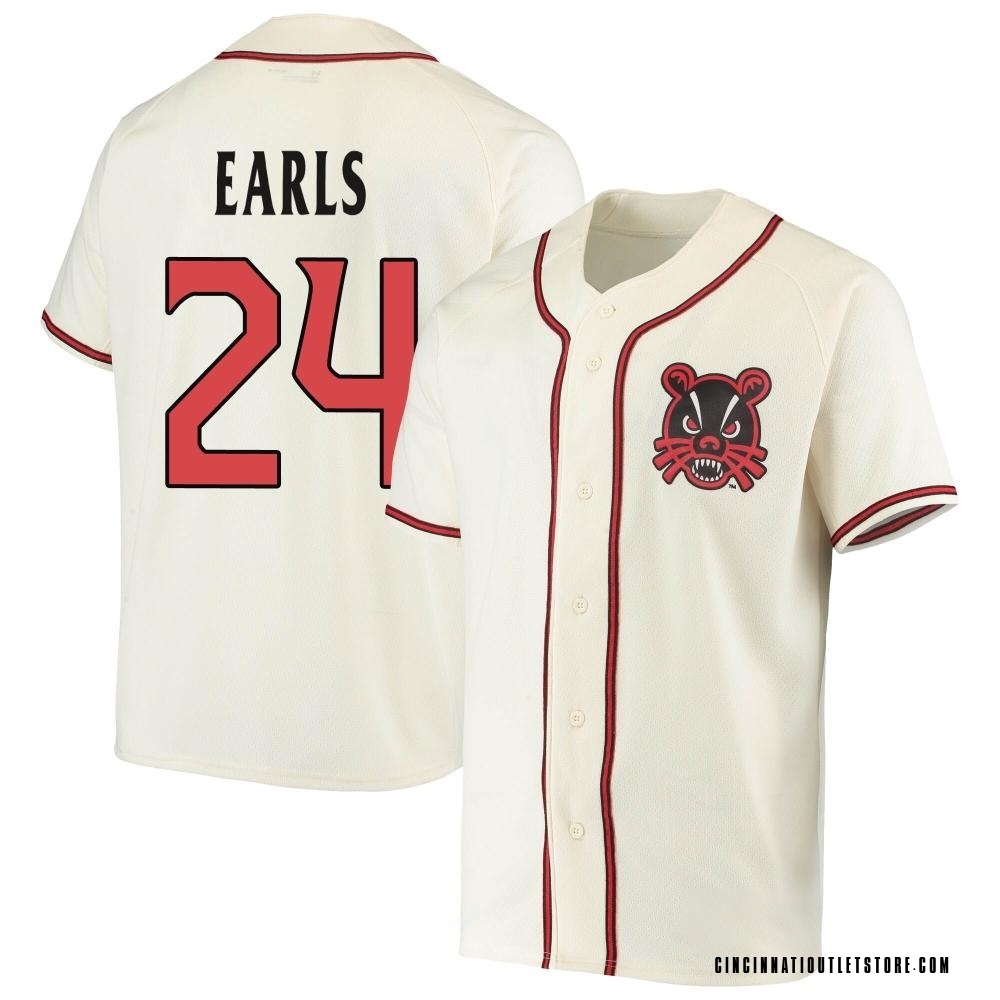 Men's Carter Earls Cincinnati Bearcats Replica Performance Baseball Jersey - Cream