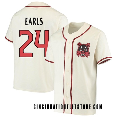 Men's Carter Earls Cincinnati Bearcats Replica Performance Baseball Jersey - Cream