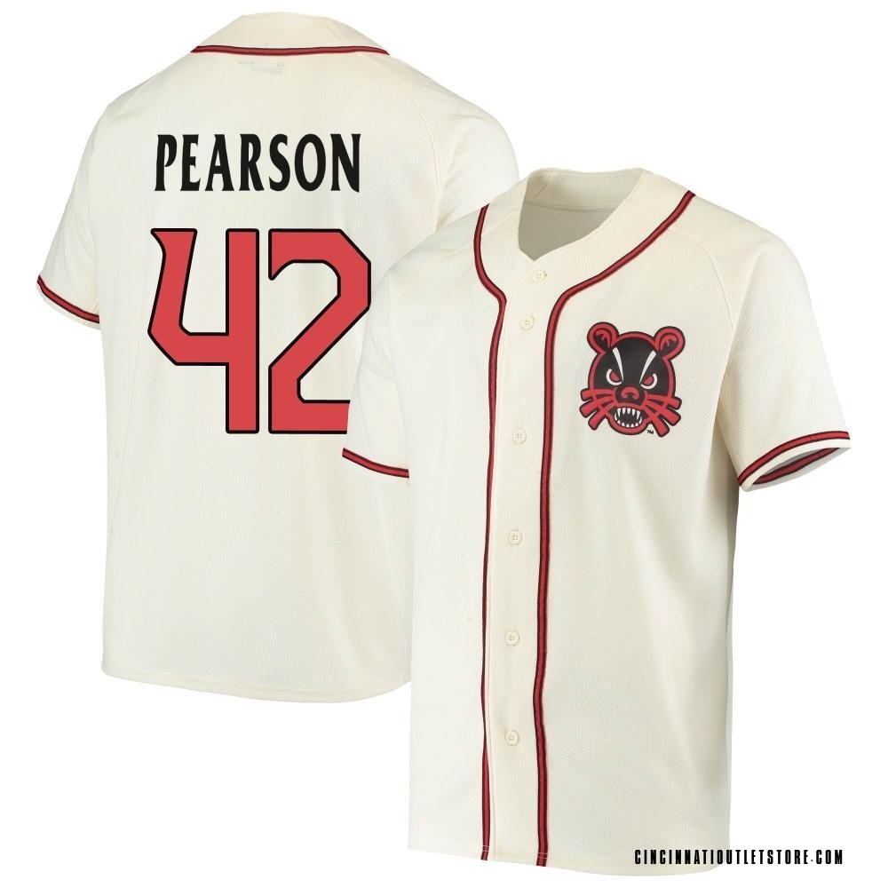 Men's Dalton Pearson Cincinnati Bearcats Replica Performance Baseball Jersey - Cream