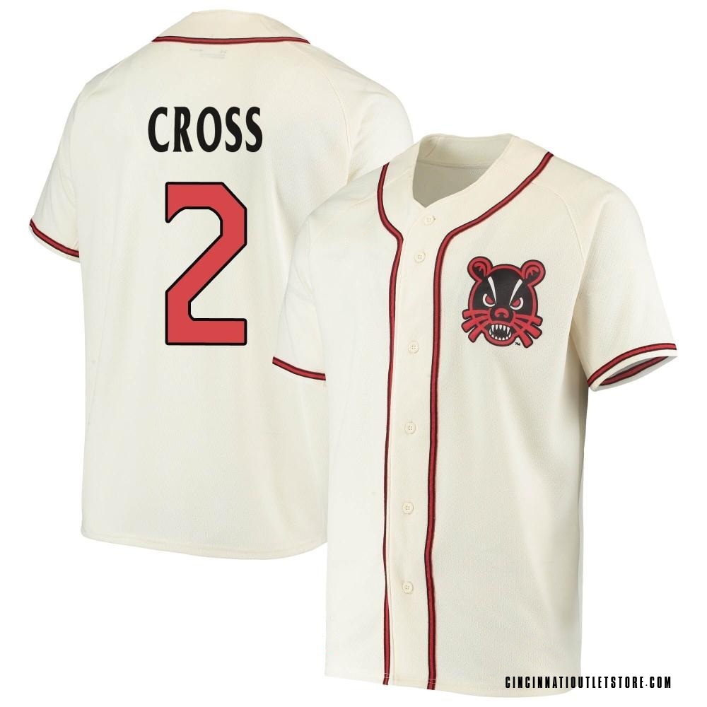 Men's Kerrington Cross Cincinnati Bearcats Replica Performance Baseball Jersey - Cream