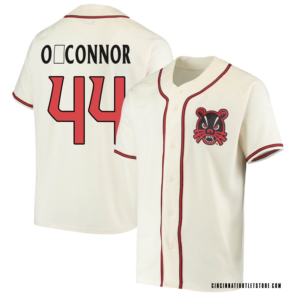 Men's Tommy O'connor Cincinnati Bearcats Replica Performance Baseball Jersey - Cream