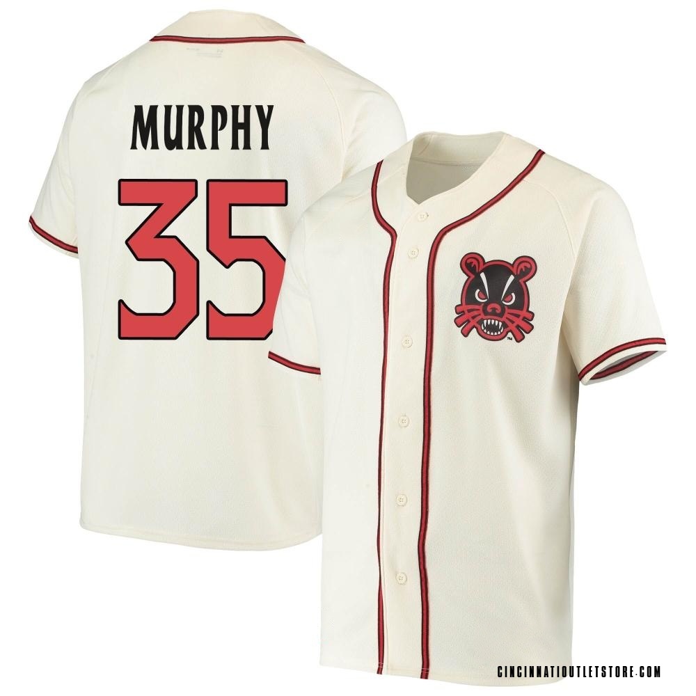 Men's Will Murphy Cincinnati Bearcats Replica Performance Baseball Jersey - Cream