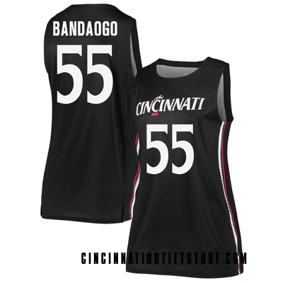 Women's Aziz Bandaogo Cincinnati Bearcats Replica Basketball Jersey - Black