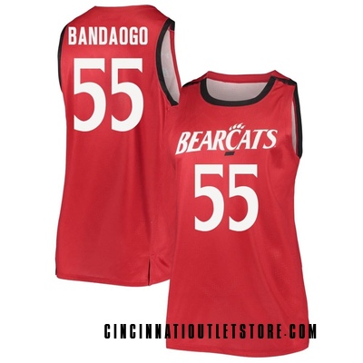 Women's Aziz Bandaogo Cincinnati Bearcats Replica Basketball Jersey - Red