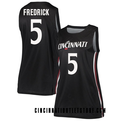 Women's CJ Fredrick Jr. Cincinnati Bearcats Replica Basketball Jersey - Black