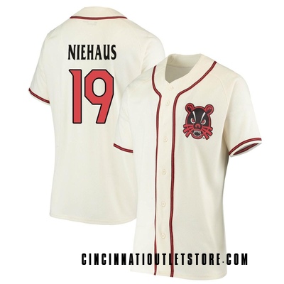 Women's Charlie Niehaus Cincinnati Bearcats Replica Performance Baseball Jersey - Cream