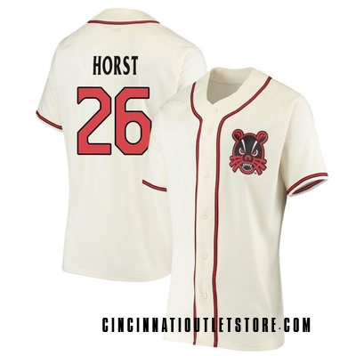 Women's Chase Horst Cincinnati Bearcats Replica Performance Baseball Jersey - Cream