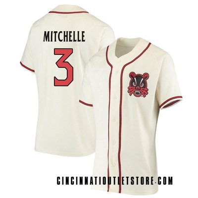 Women's Christian Mitchelle Cincinnati Bearcats Replica Performance Baseball Jersey - Cream