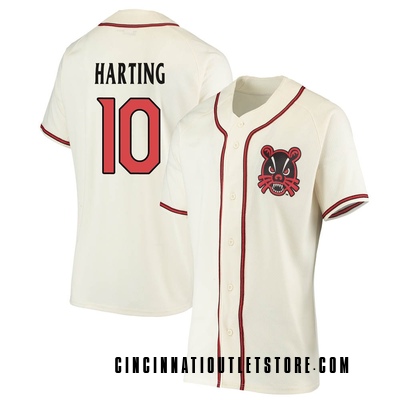 Women's Cole Harting Cincinnati Bearcats Replica Performance Baseball Jersey - Cream