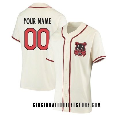 Women's Custom Cincinnati Bearcats Replica Performance Baseball Jersey - Cream