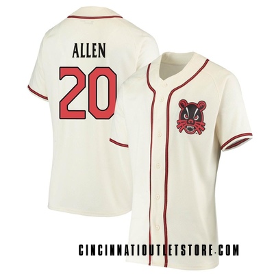 Women's Keegan Allen Cincinnati Bearcats Replica Performance Baseball Jersey - Cream