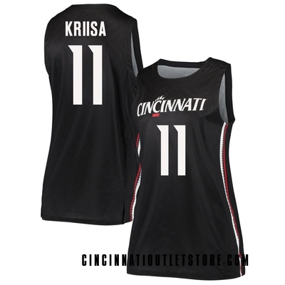 Women's Kerr Kriisa Cincinnati Bearcats Replica Basketball Jersey - Black