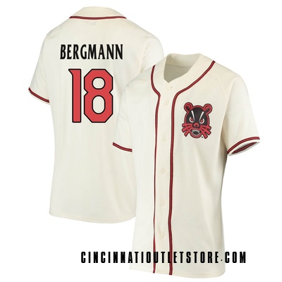 Women's Max Bergmann Cincinnati Bearcats Replica Performance Baseball Jersey - Cream