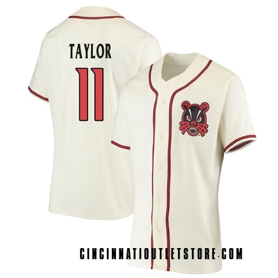 Women's Nathan Taylor Cincinnati Bearcats Replica Performance Baseball Jersey - Cream