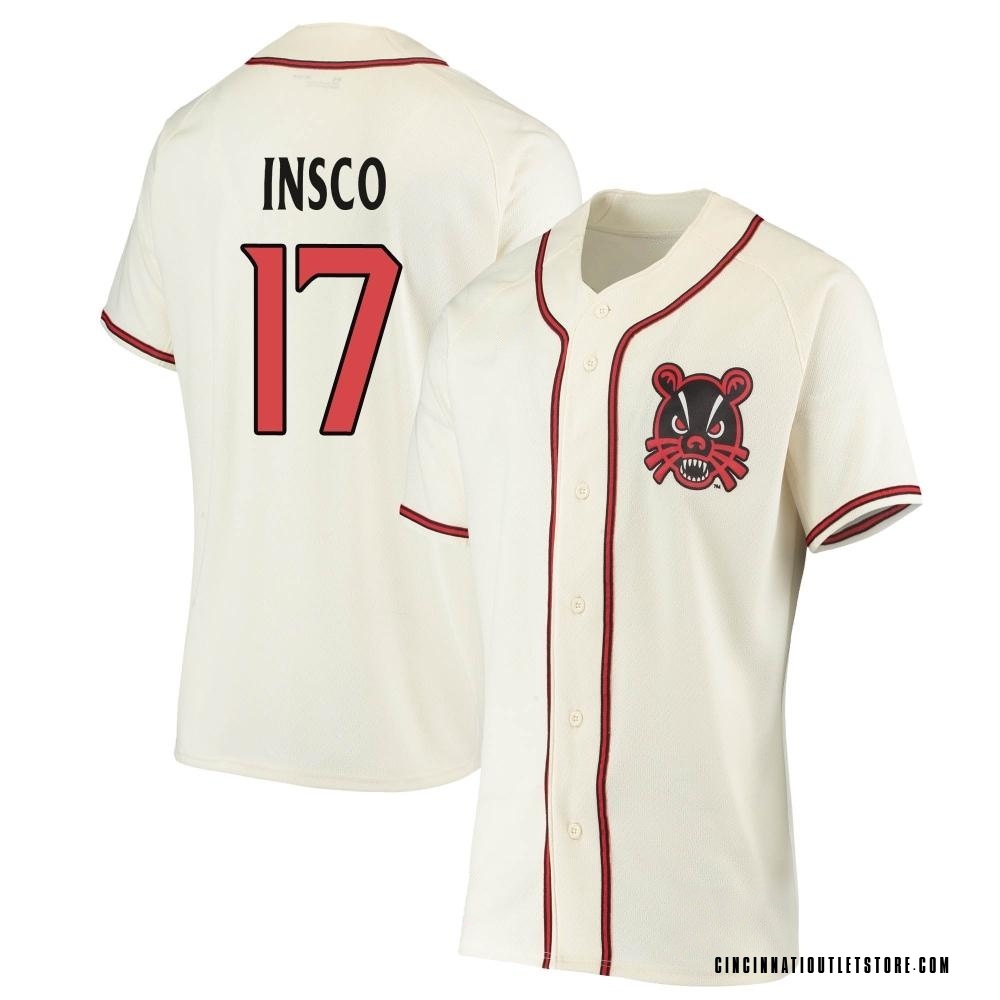 Women's Ryan Insco Cincinnati Bearcats Replica Performance Baseball Jersey - Cream