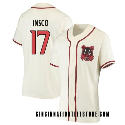 Women's Ryan Insco Cincinnati Bearcats Replica Performance Baseball Jersey - Cream