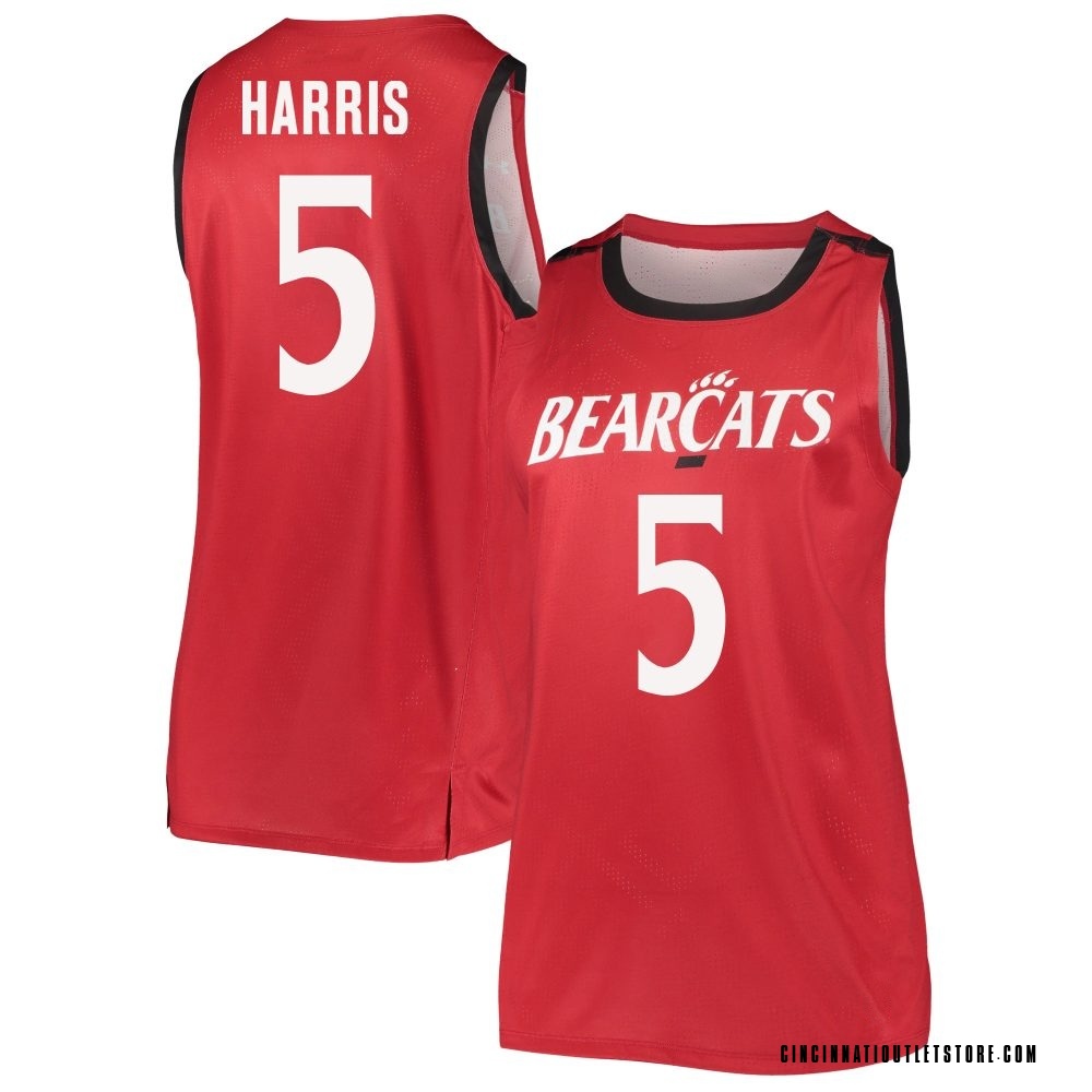 Women's Sencire Harris Cincinnati Bearcats Replica Basketball Jersey - Red