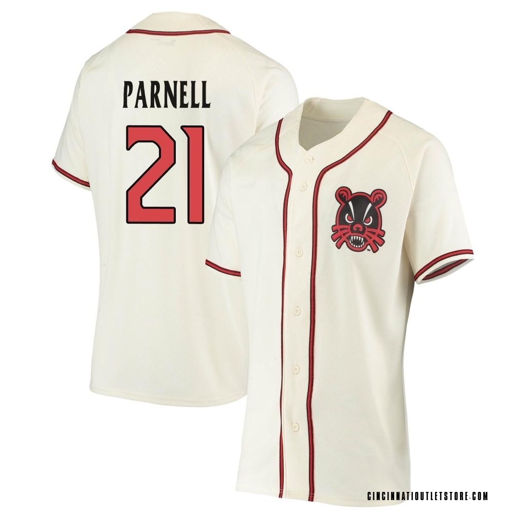 Women's Shawn Parnell Cincinnati Bearcats Replica Performance Baseball Jersey - Cream