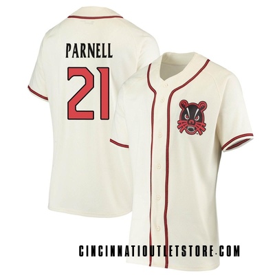 Women's Shawn Parnell Cincinnati Bearcats Replica Performance Baseball Jersey - Cream
