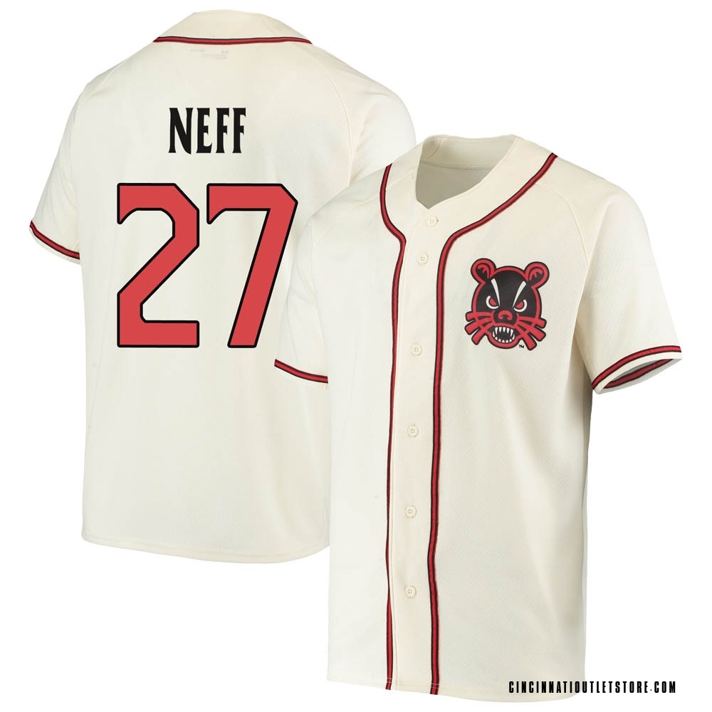 Youth Andrew Neff Cincinnati Bearcats Replica Performance Baseball Jersey - Cream