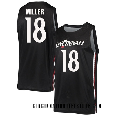 Youth Baba Miller Cincinnati Bearcats Replica Basketball Jersey - Black