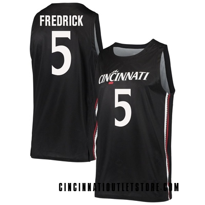 Youth CJ Fredrick Jr. Cincinnati Bearcats Replica Basketball Jersey - Black