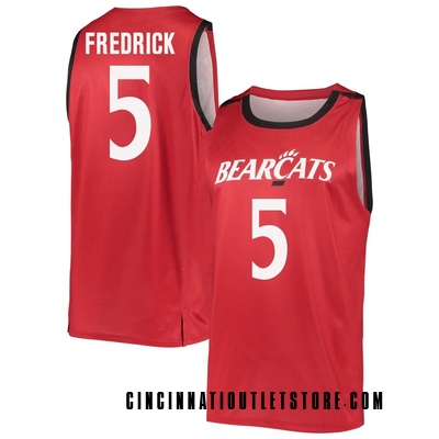 Youth CJ Fredrick Jr. Cincinnati Bearcats Replica Basketball Jersey - Red