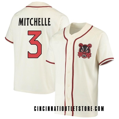 Youth Christian Mitchelle Cincinnati Bearcats Replica Performance Baseball Jersey - Cream