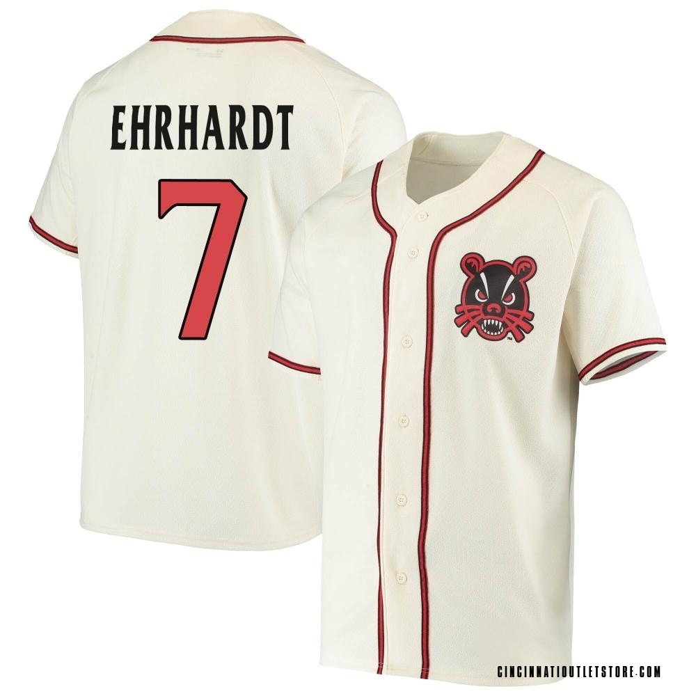 Youth Gavin Ehrhardt Cincinnati Bearcats Replica Performance Baseball Jersey - Cream