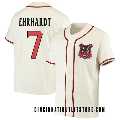 Youth Gavin Ehrhardt Cincinnati Bearcats Replica Performance Baseball Jersey - Cream