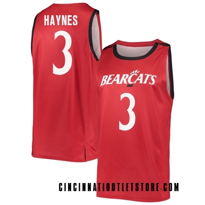 Youth Jalen Haynes Cincinnati Bearcats Replica Basketball Jersey - Red