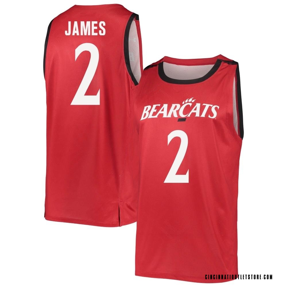 Youth Jizzle James Cincinnati Bearcats Replica Basketball Jersey - Red