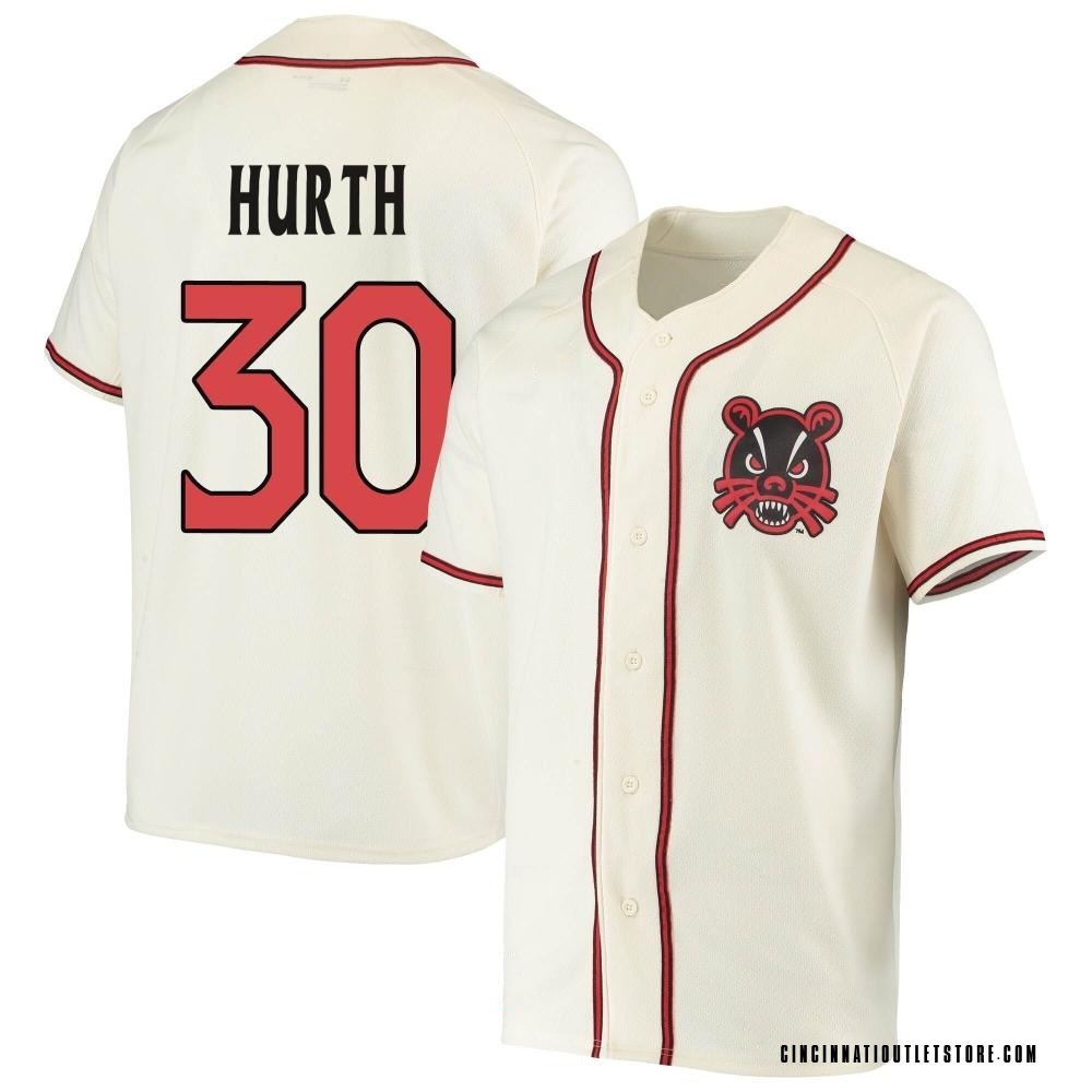 Youth Joey Hurth Cincinnati Bearcats Replica Performance Baseball Jersey - Cream
