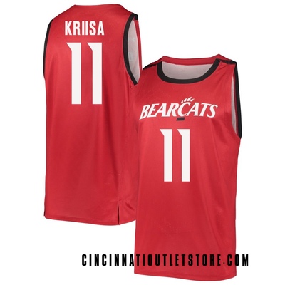 Youth Kerr Kriisa Cincinnati Bearcats Replica Basketball Jersey - Red