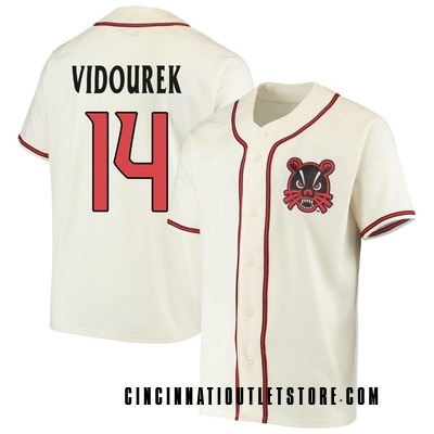 Youth Landyn Vidourek Cincinnati Bearcats Replica Performance Baseball Jersey - Cream