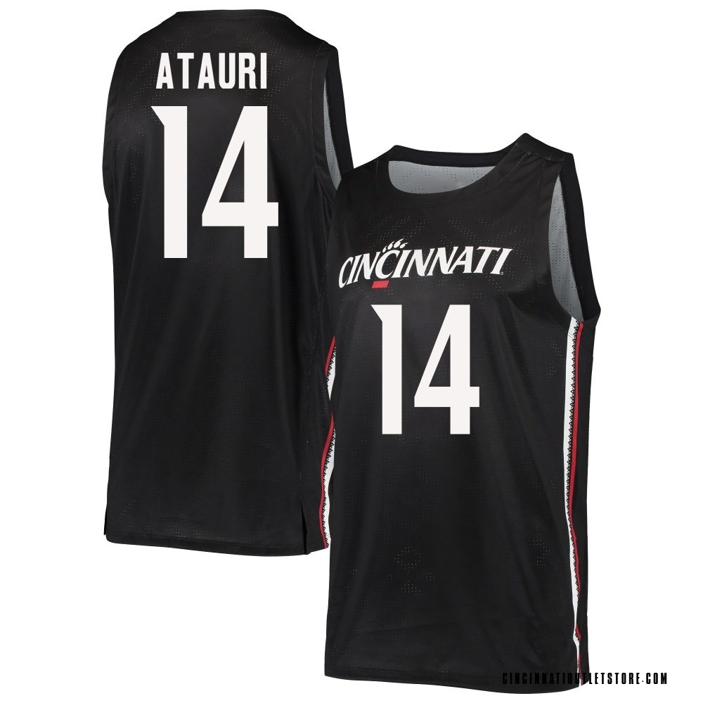 Youth Lucas Atauri Cincinnati Bearcats Replica Basketball Jersey - Black