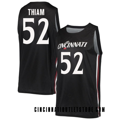 Youth Moustapha Thiam Cincinnati Bearcats Replica Basketball Jersey - Black