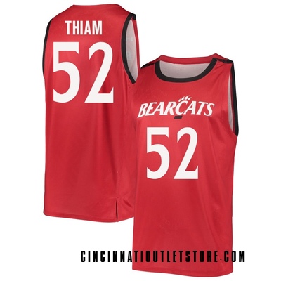 Youth Moustapha Thiam Cincinnati Bearcats Replica Basketball Jersey - Red