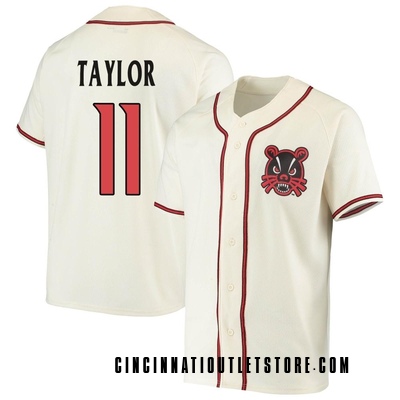 Youth Nathan Taylor Cincinnati Bearcats Replica Performance Baseball Jersey - Cream