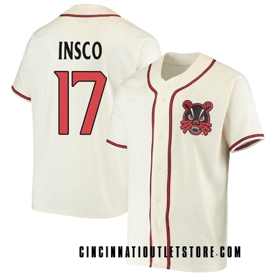 Youth Ryan Insco Cincinnati Bearcats Replica Performance Baseball Jersey - Cream