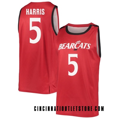 Youth Sencire Harris Cincinnati Bearcats Replica Basketball Jersey - Red
