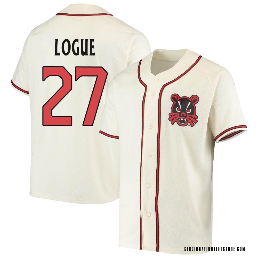 Youth Seth Logue Cincinnati Bearcats Replica Performance Baseball Jersey - Cream
