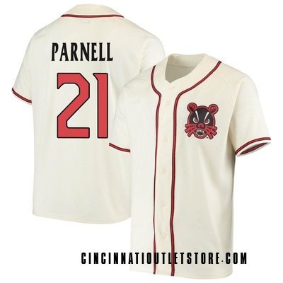 Youth Shawn Parnell Cincinnati Bearcats Replica Performance Baseball Jersey - Cream
